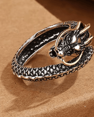 Bague dragon de feu ajustable maman sans notice
