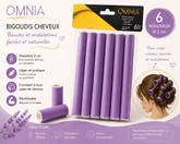 Bigoudis cheveux OMNIA Ø 2 cm – Lot de 6 rouleaux pour boucles et ondulations maman sans notice