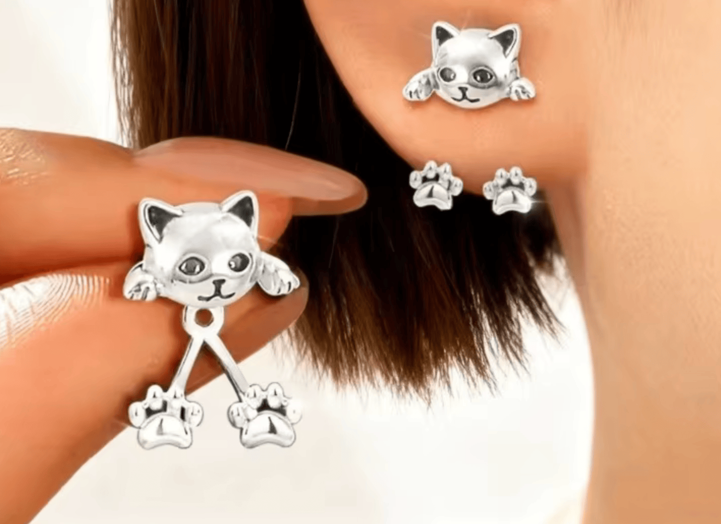 Boucles chatons mignons maman sans notice