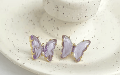 Boucles d'oreilles Papillon maman sans notice