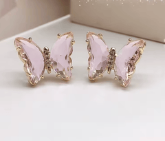 Boucles d'oreilles Papillon maman sans notice