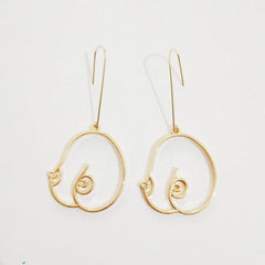 Boucles d'oreilles seins et buste de femme maman sans notice