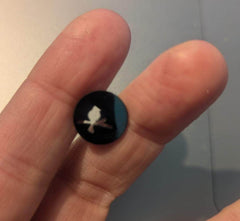 Boucles d'oreilles vintage Birdy maman sans notice