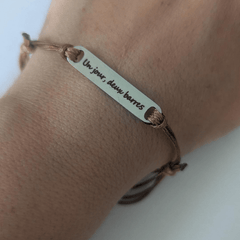 Bracelet maman PMA un jour, deux barres mamansansnotice