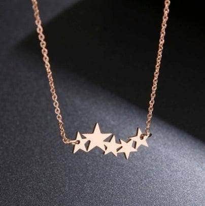 Collier 5 étoiles mamansansnotice