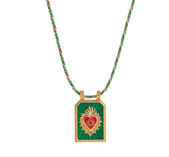 Collier carte de tarot coeur mamansansnotice