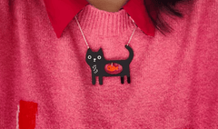 Collier chat gourmand mamansansnotice