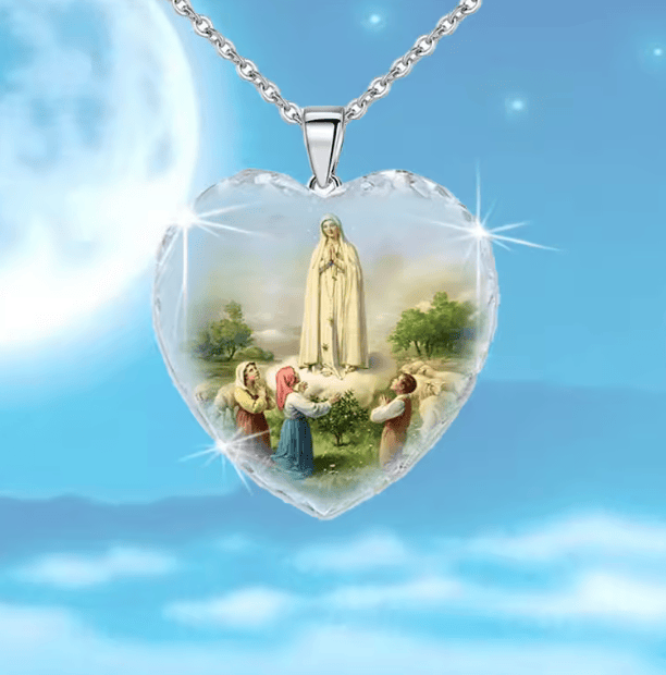 Collier Vierge Marie mamansansnotice