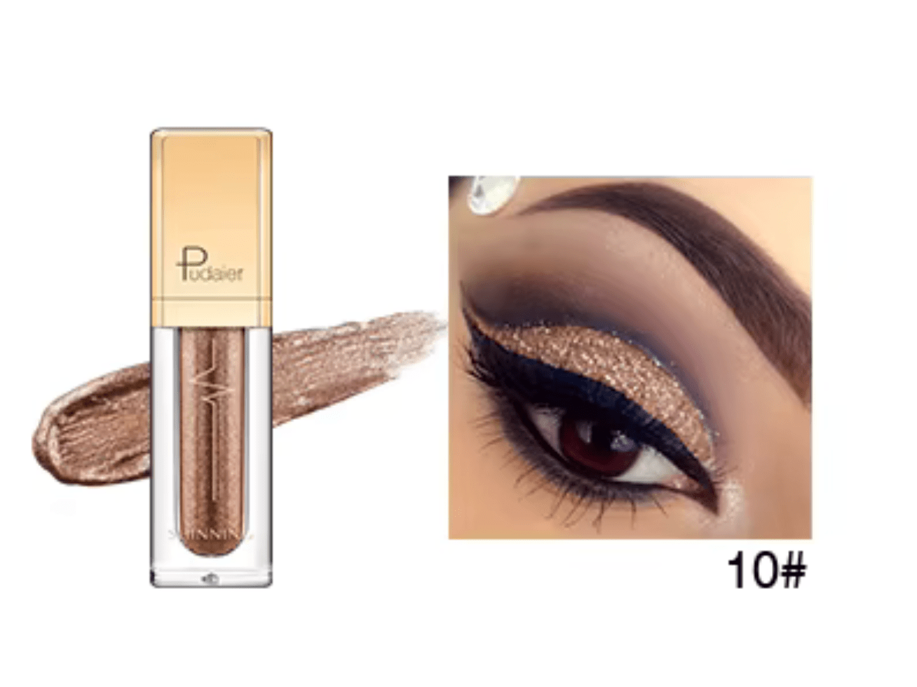 Fard à paupière liquide marron or maman sans notice