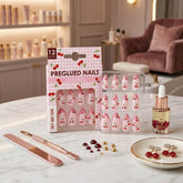 Faux ongles Cerises maman sans notice