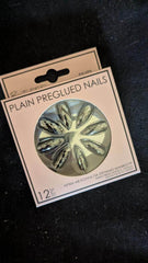 Faux ongles gris chromés en relief maman sans notice