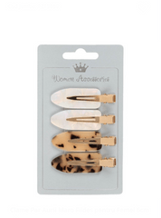 Lot de 4 Pinces plates Léopold maman sans notice