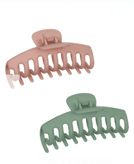 Lot de pinces à cheveux grandes griffes Les beautés maman sans notice