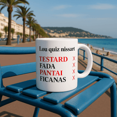 Mug de Nice - LOU QUIZ NISSART maman sans notice
