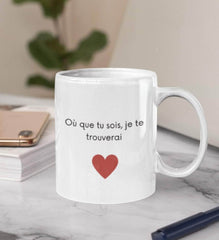 Mug pour maman en PMA Où que tu sois maman sans notice