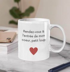 Mug pour maman en PMA petit loup maman sans notice