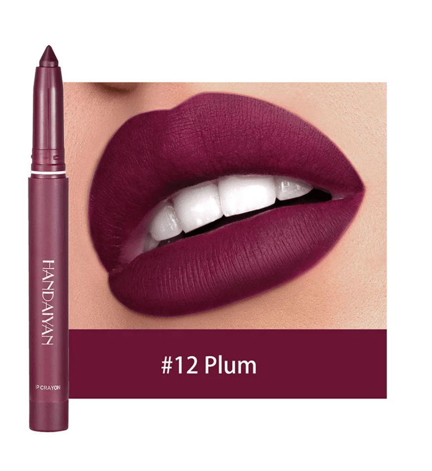 Stylo feutre à lèvre Prune violet maman sans notice