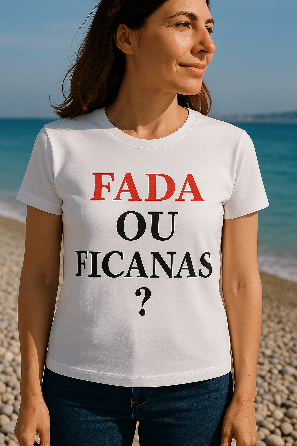 Tee-shirt niçois Fada ou Ficanas Femme mamansansnotice