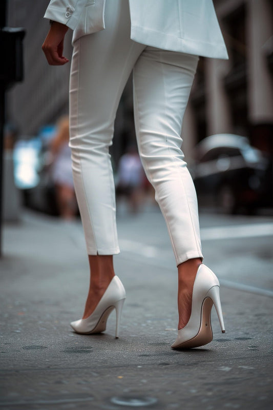 Quels bijoux porter avec un pantalon blanc ?