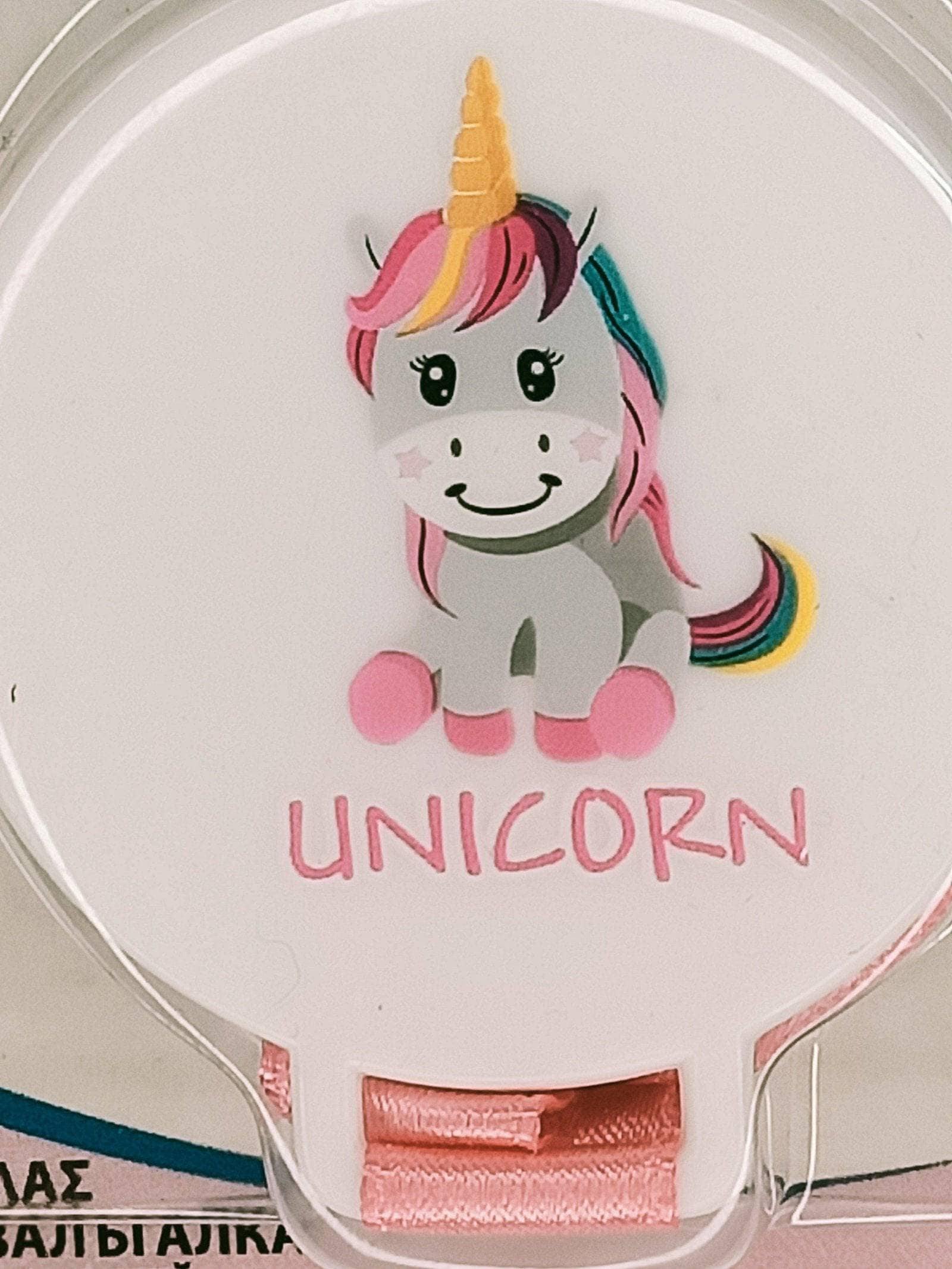 Attache sucette Licorne pour bébé maman sans notice