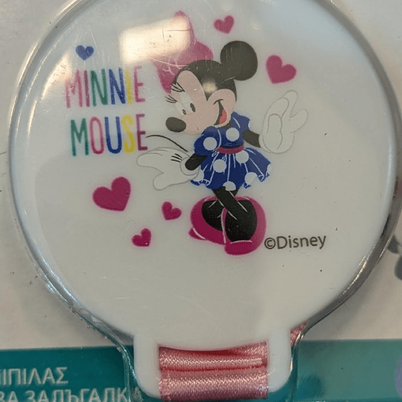 Attache sucette Minnie Disney pour bébé maman sans notice