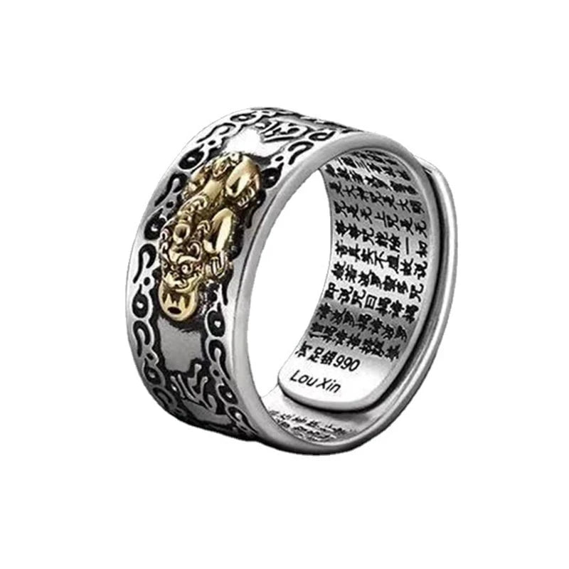 Bague Amulette Feng Shui Pixiu – Richesse & Protection maman sans notice