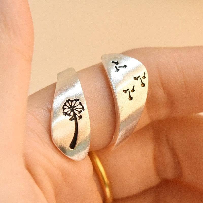 Bague fleurs et nature maman sans notice