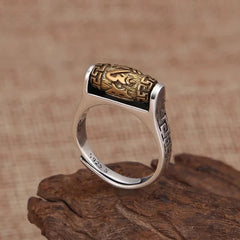 Bague Rotative Tibétaine – Anneau Mantra de Bénédiction Vintage maman sans notice
