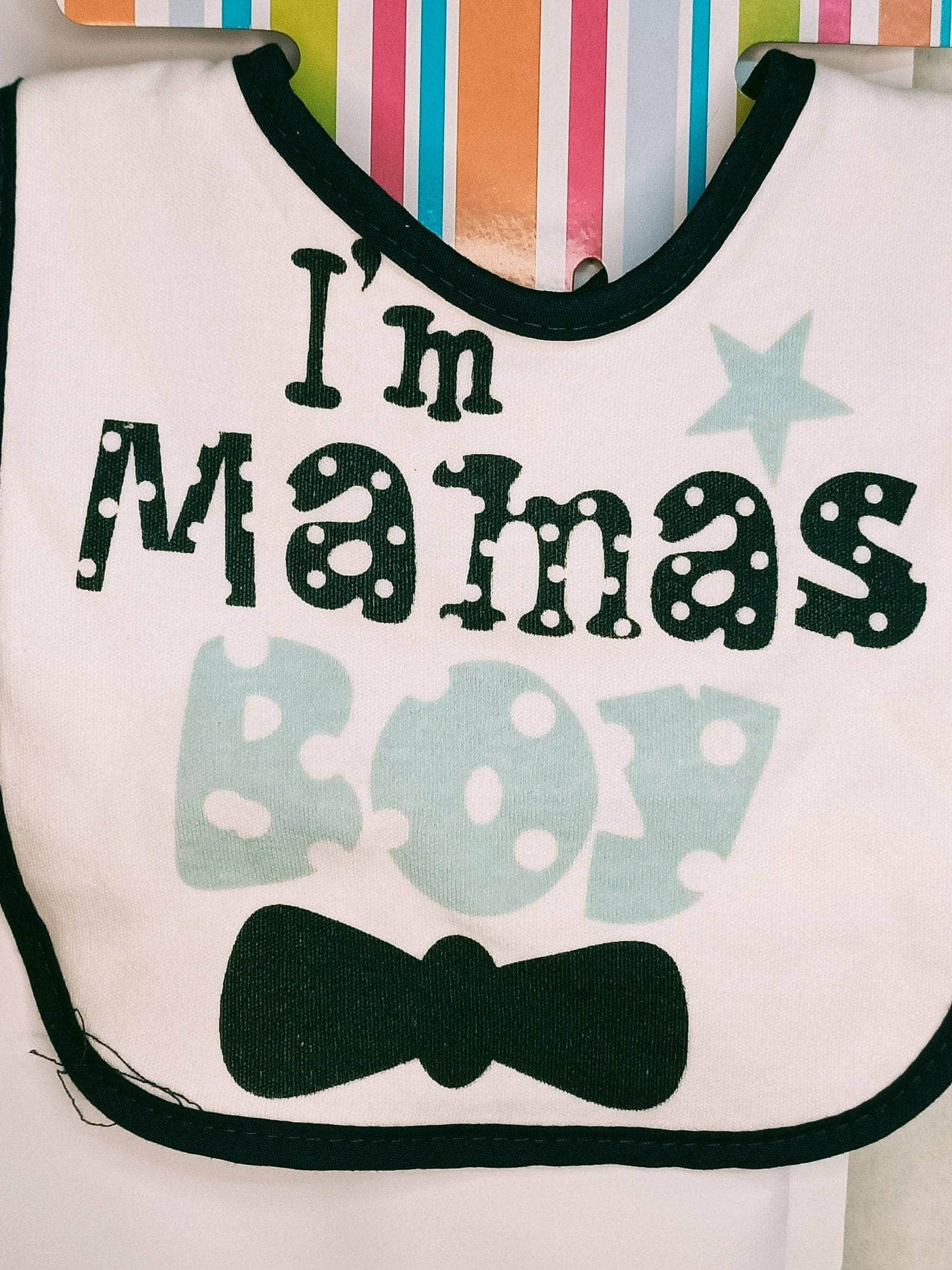 Bavoir pour bébé I'm mama's boy mamansansnotice