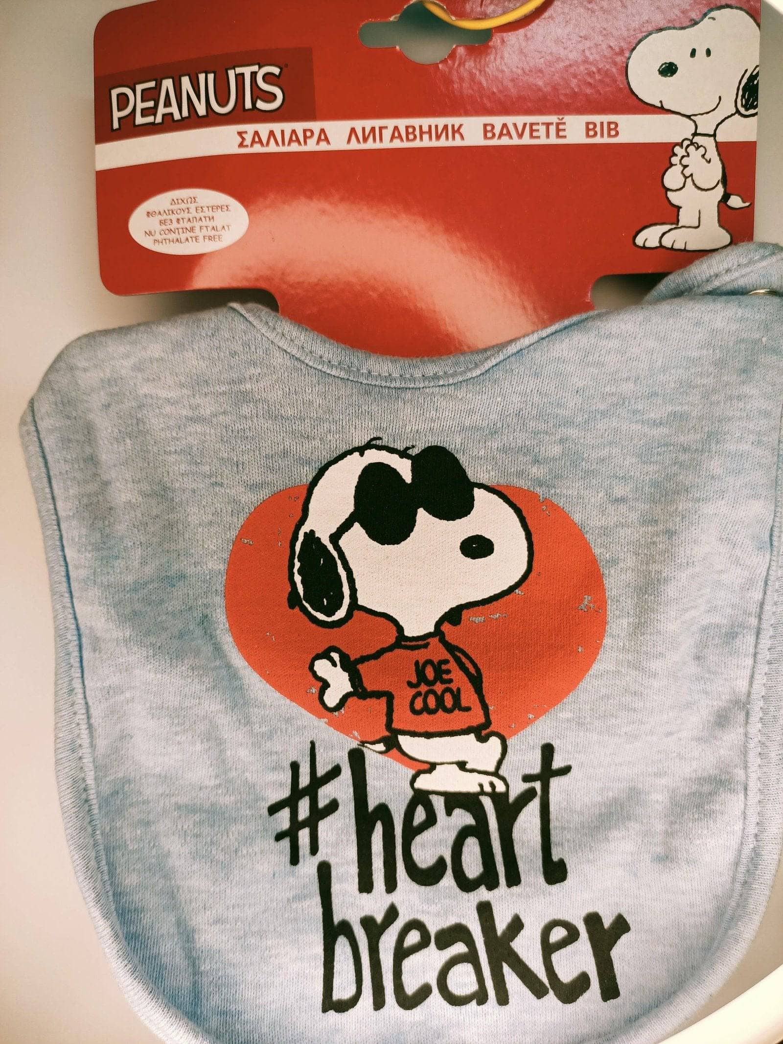 Bavoir pour bébé Snoopy mamansansnotice