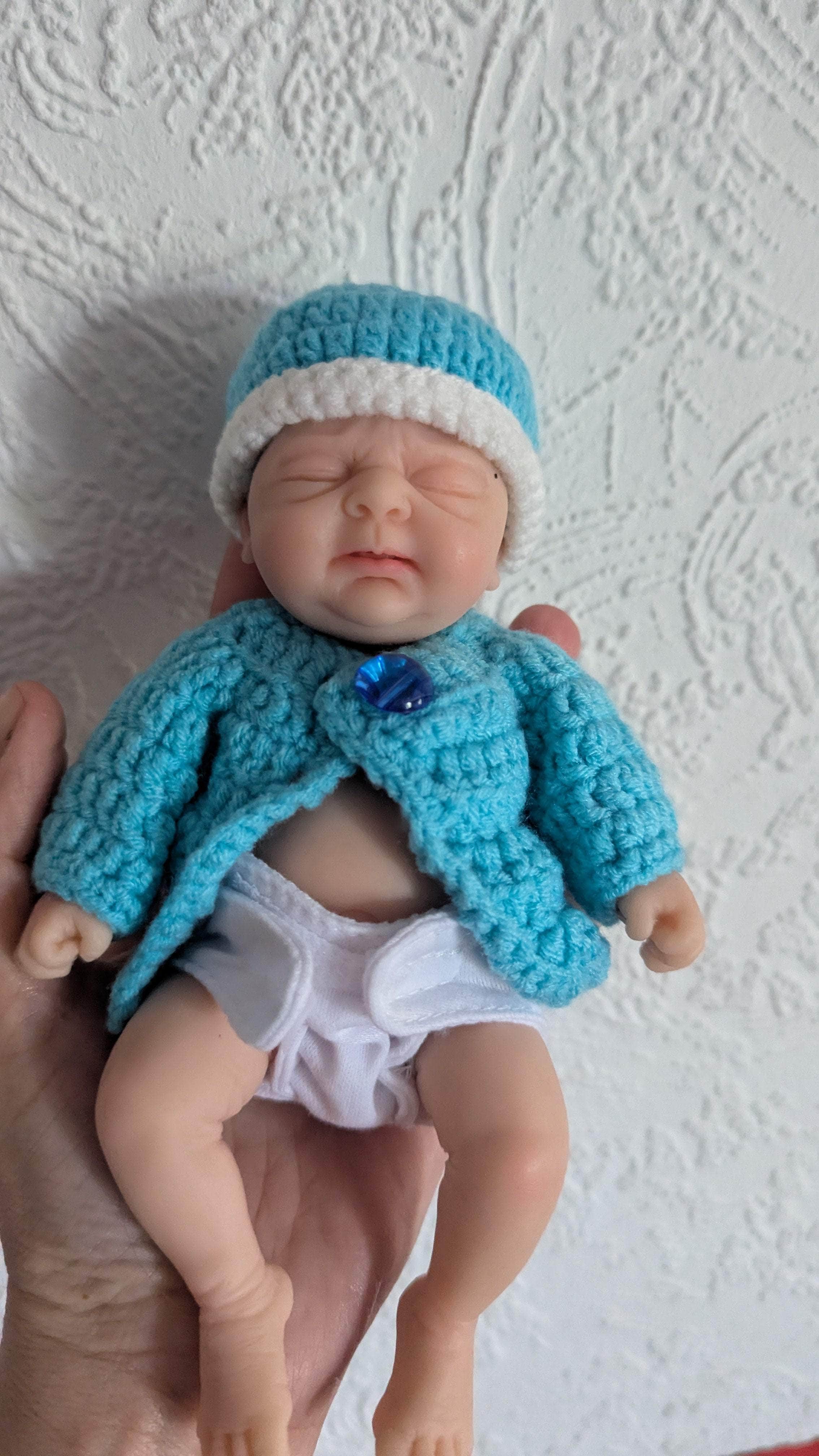 Bébé reborn en silicone miniature collection maman sans notice