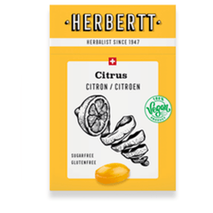 Bonbons vegan Citron et plantes Herbertt maman sans notice