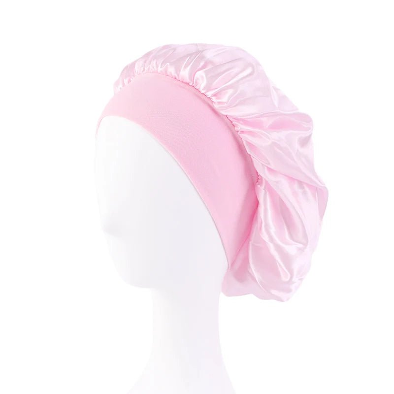 Bonnet de nuit en satin maman sans notice