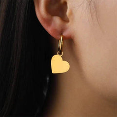 Boucles d'oreilles créoles love again maman sans notice