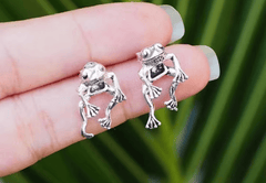 Boucles d'oreilles Grenouilles maman sans notice
