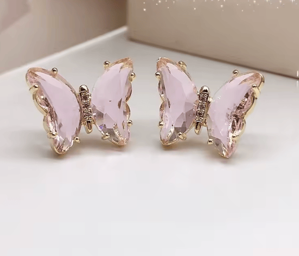 Boucles d'oreilles Papillon maman sans notice