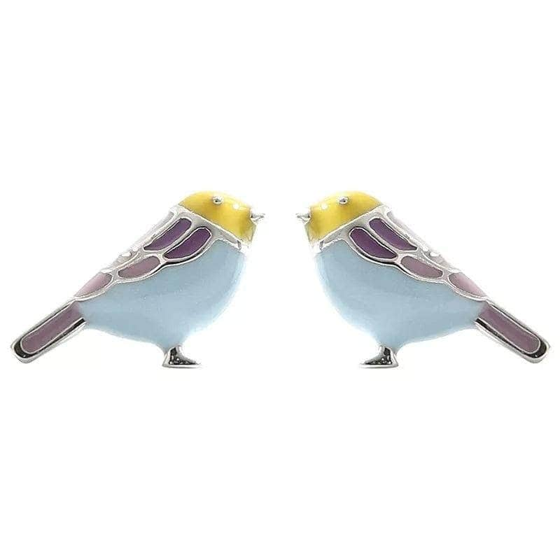 Boucles d'oreilles vintage Petit oiseau maman sans notice