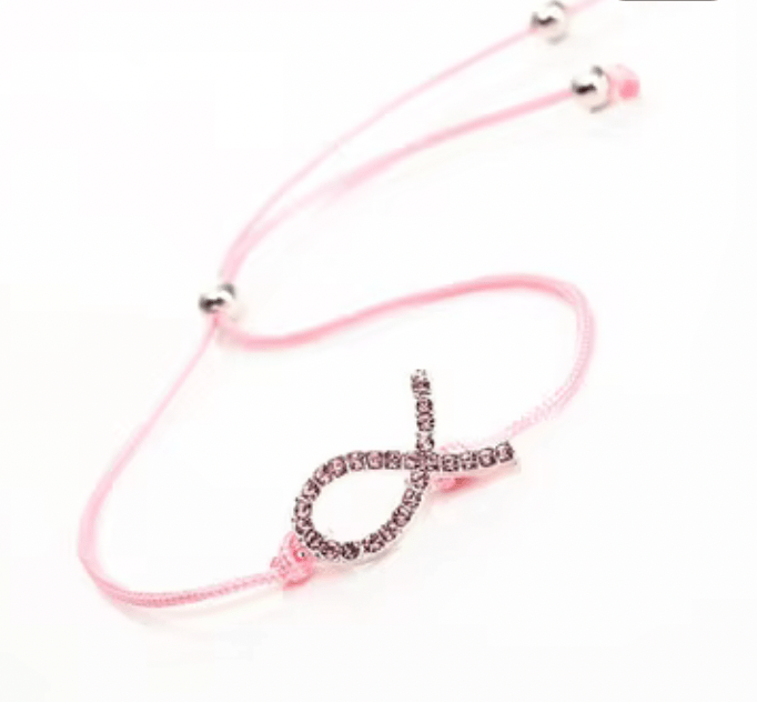 Bracelet cancer du sein Pink Warrior mamansansnotice