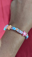 Bracelet maman sans notice en perles fait main mamansansnotice