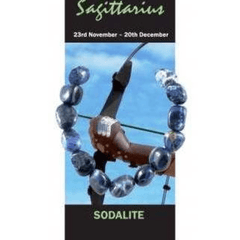 Bracelet pierres naturelles pour le Sagittaire Sodalite maman sans notice