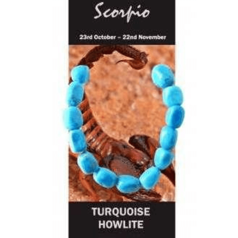 Bracelets pierres naturelles pour le Scorpion Turquoise maman sans notice