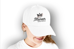 Casquette maman sans notice bleue maman sans notice