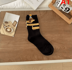 Chaussettes Teckel en coton mamansansnotice