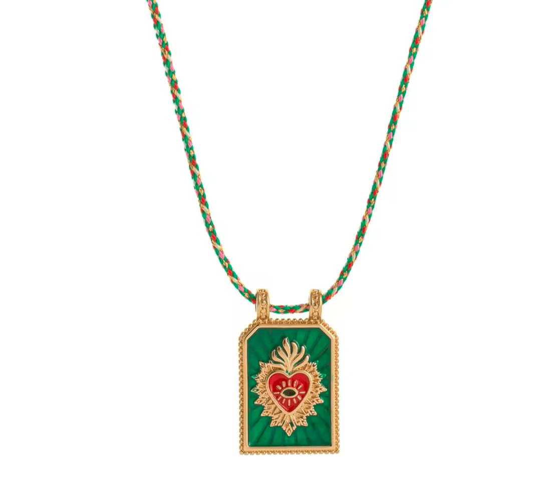 Collier carte de tarot coeur mamansansnotice