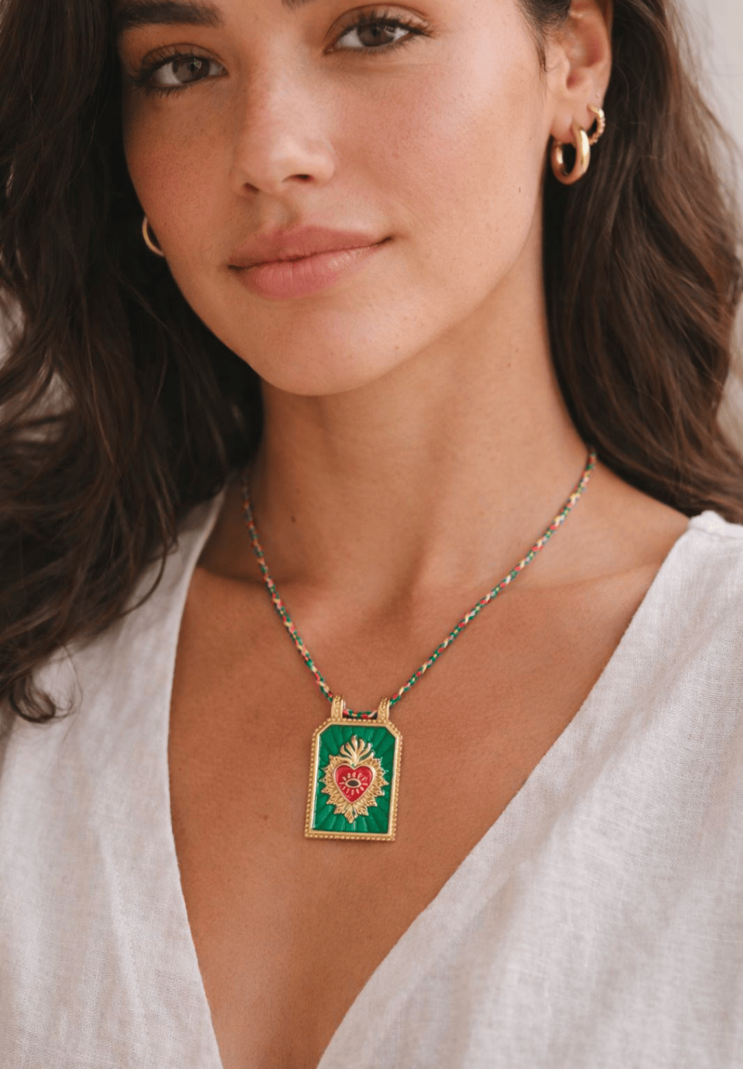 Collier carte de tarot coeur mamansansnotice