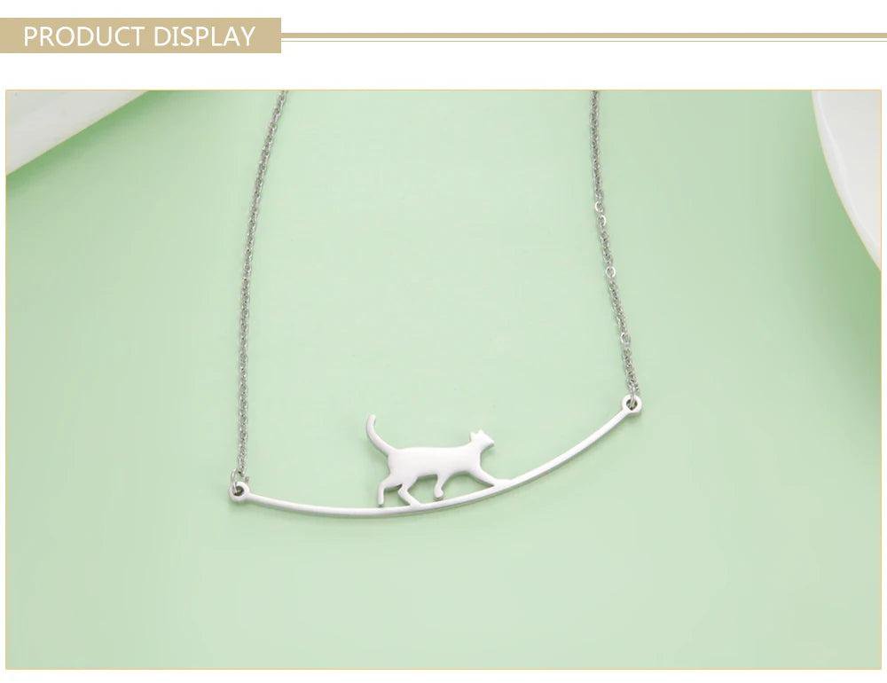 Collier Chat en balade mamansansnotice