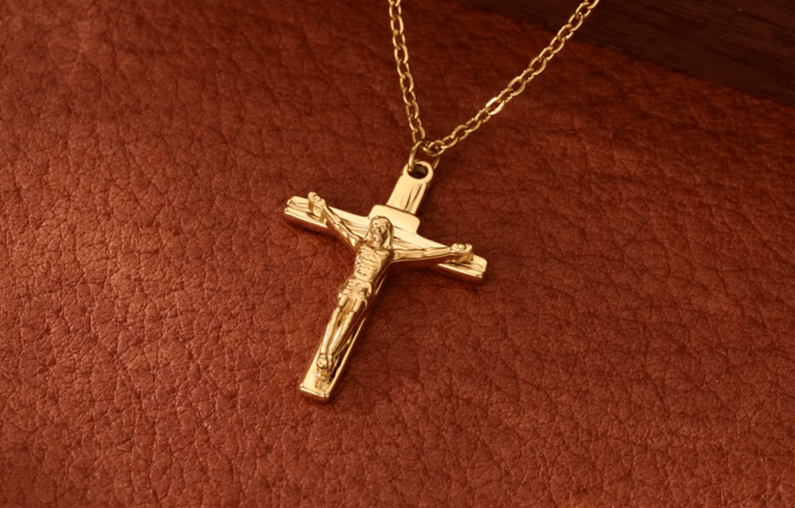 Collier Croix de Jésus mamansansnotice