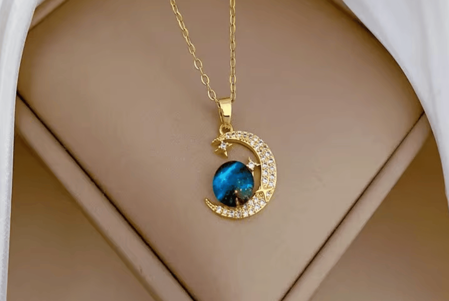 Collier pendentif Lune astrale mamansansnotice