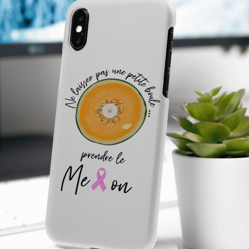 Coque de smartphone cancer du sein 1 maman sans notice