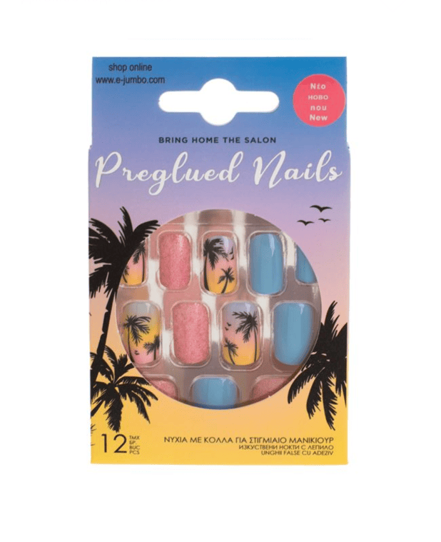 Faux ongles Palmiers maman sans notice
